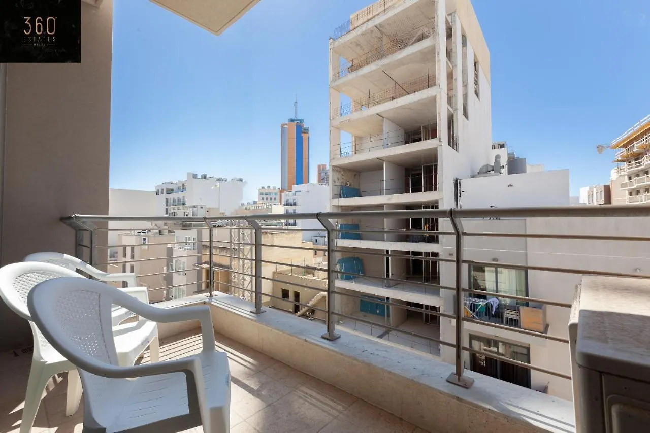 Spacious Pv Apt Close To Clubs & Schools With Wifi By 360 Estates San Julián Malta