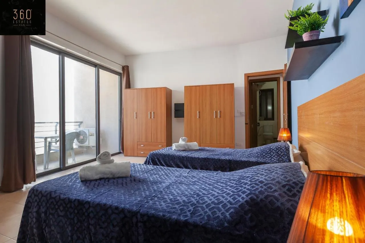 Apartamento Spacious Pv Apt Close To Clubs & Schools With Wifi By 360 Estates San Julián Malta